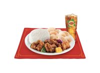 Sweet & Sour Pork with Drink