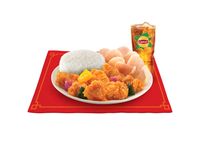 Sweet & Sour Chicken with Drink