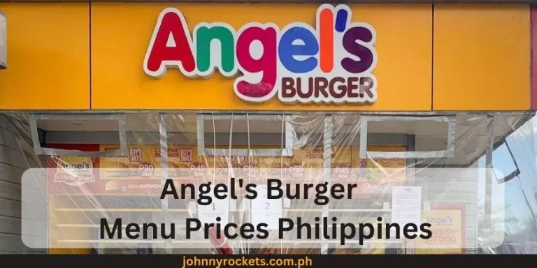 Angel’s Burger Menu Prices Philippines 2024