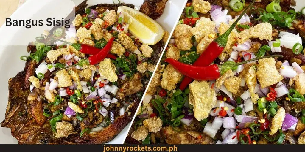 Bangus Sisig Popular food menu of Mang Inasal in Philippines