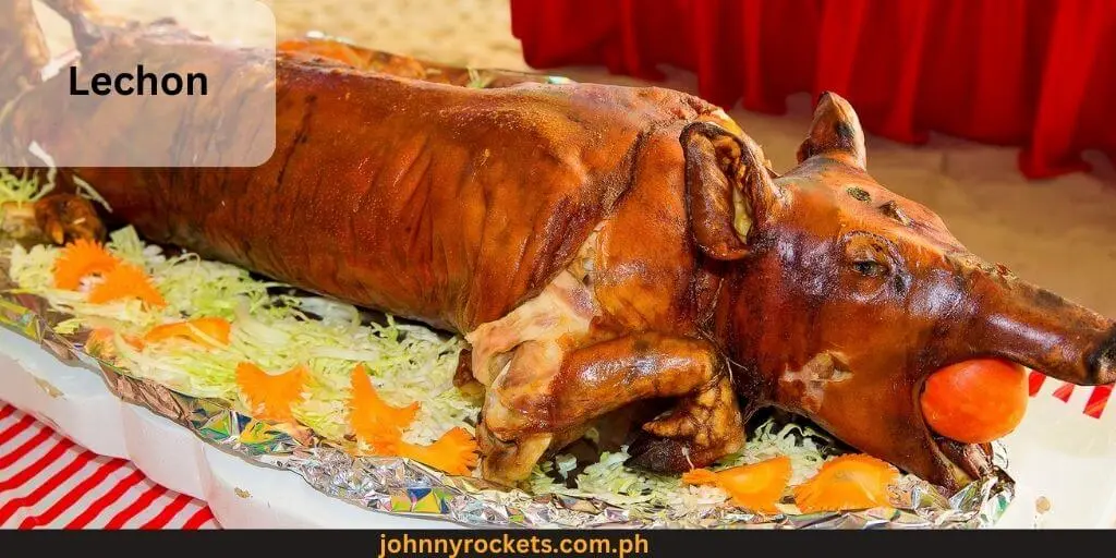 Lechon is food items of Buffet 101 in philippines