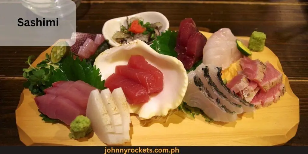 Sashimi is food items of Buffet 101 in philippines