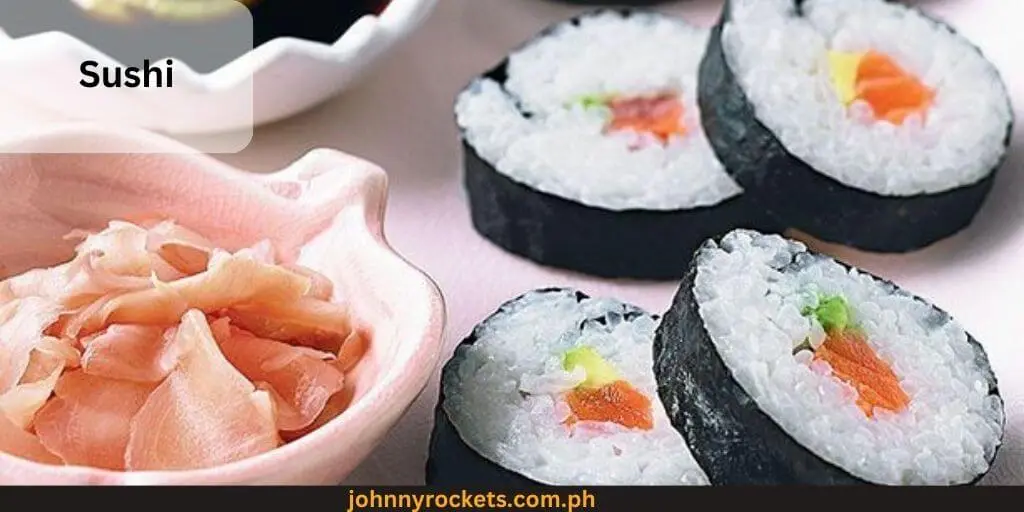 Sushi is food items of Buffet 101 in philippines