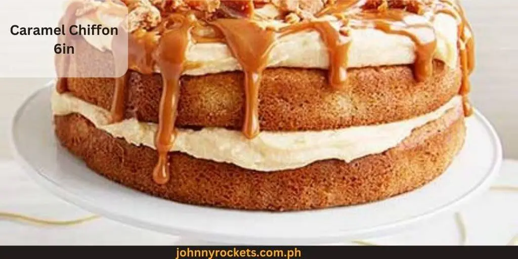 Caramel Chiffon 6in Popular items of Lemon Square Bakery Menu Prices  in Philippines