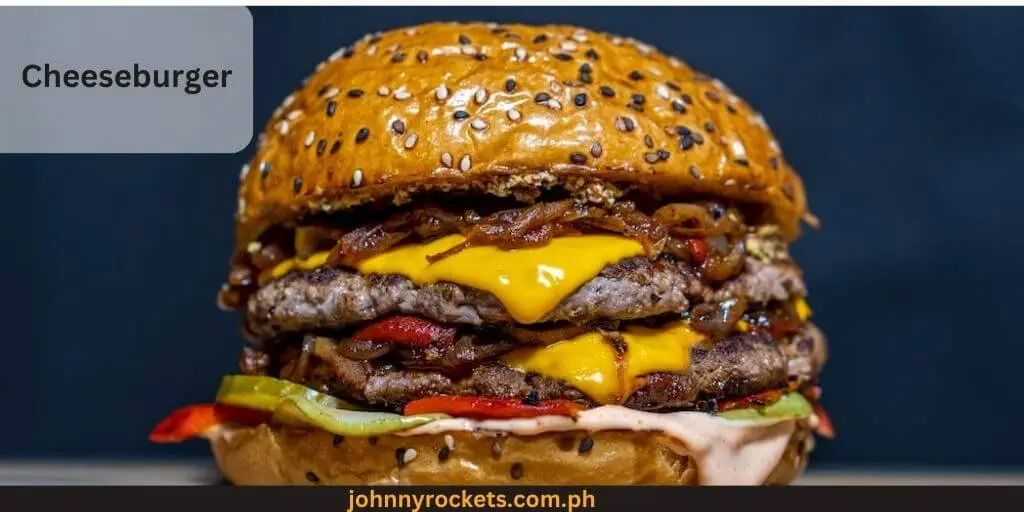 Cheeseburger popular food items of McDonald's ( Mcdo ) in Philippines