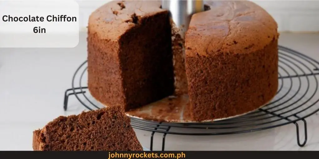 Chocolate Chiffon 6in Popular items of Lemon Square Bakery Menu Prices  in Philippines
