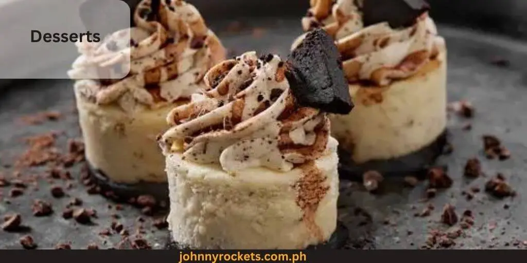 Desserts Popular item of Contis Menu Philippines