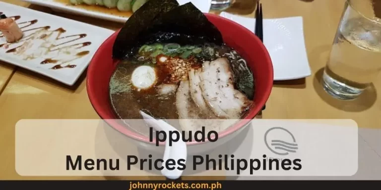 Ippudo Menu Prices Philippines January 2024