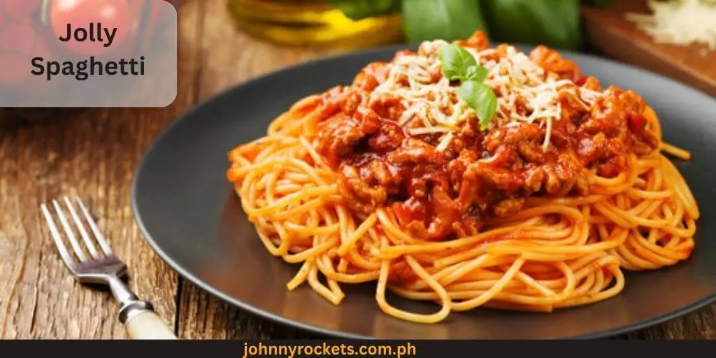 Jolly Spaghetti Popular Items of Jollibee Menu Prices in Philippines