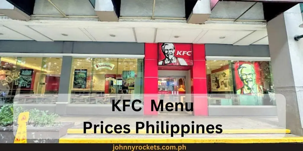 KFC Menu Prices Philippines