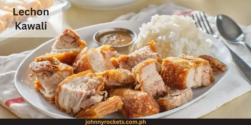 Lechon Kawali food items Ambers Menu Philippines