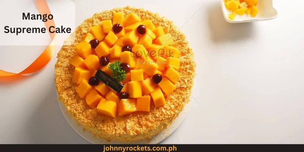 Mango Supreme Cake Popular item of Red Ribbon Cake  Philippines