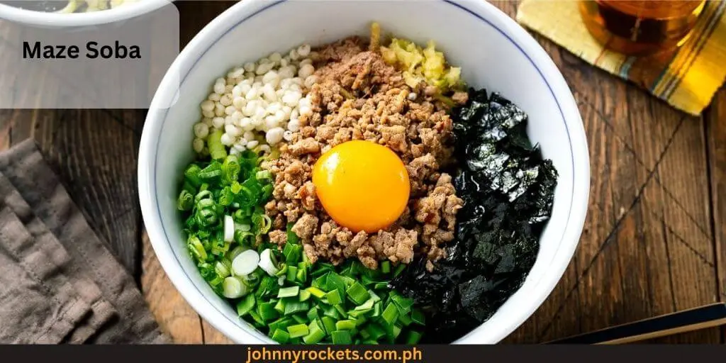 Maze Soba menu Item of Mendokoro in Philippines