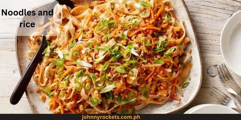 Noodles and rice Menu Item of  Tong Yang in philippines