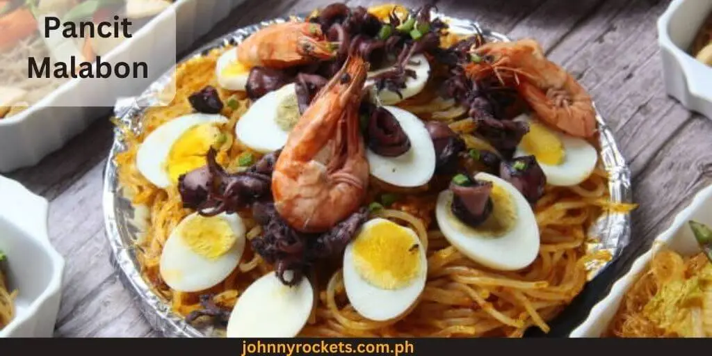 Pancit Malabon food items Ambers Menu Philippines