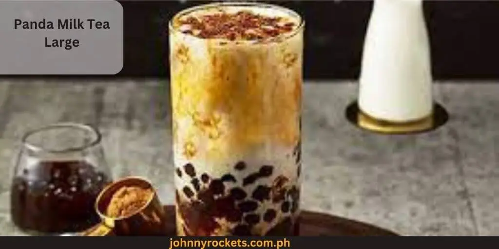 Panda Milk Tea Large popular items Coco Milk Tea Menu in Philippines