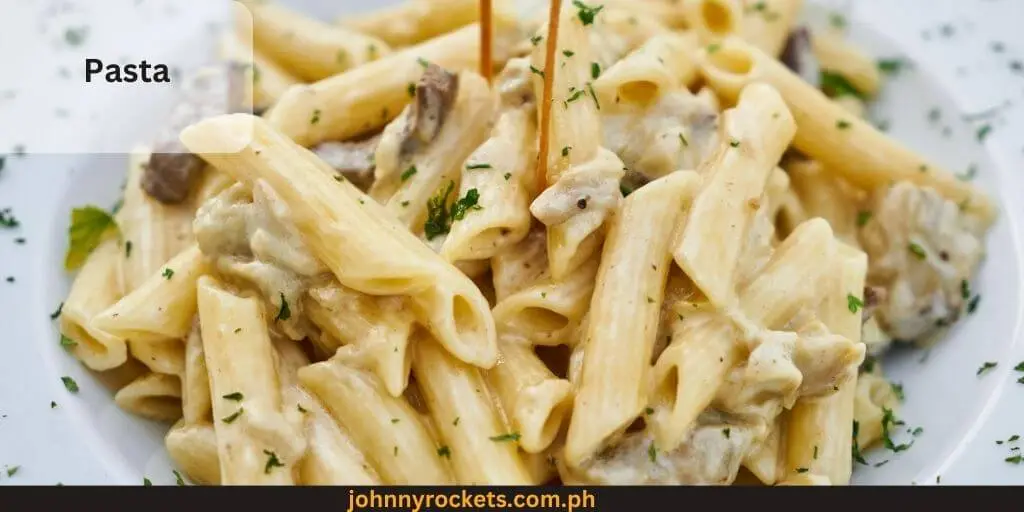 Pasta Popular item of Contis Menu Philippines