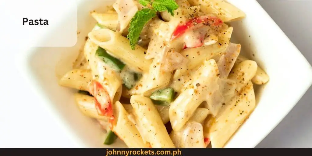 Pasta popular food menu of  Mamou Philippines