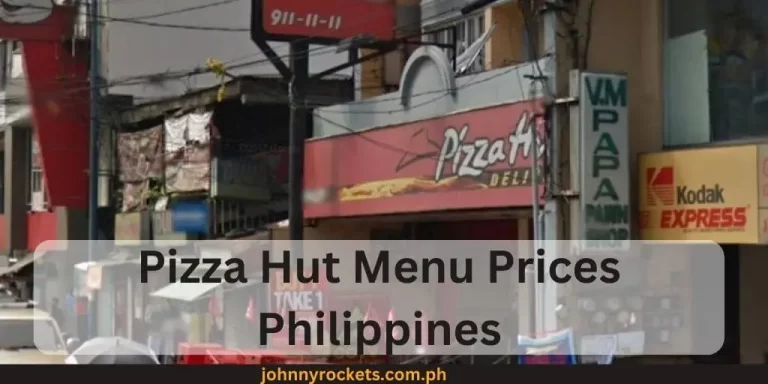 Pizza Hut  Menu Prices Philippines January 2024