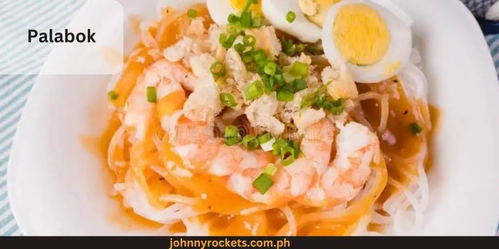 Palabok Popular food menu of Mang Inasal in Philippines