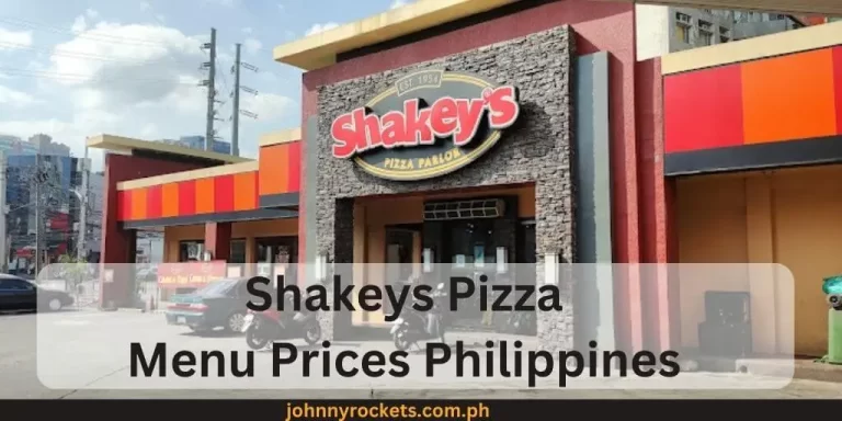 Shakeys Pizza Menu Prices Philippines January 2024