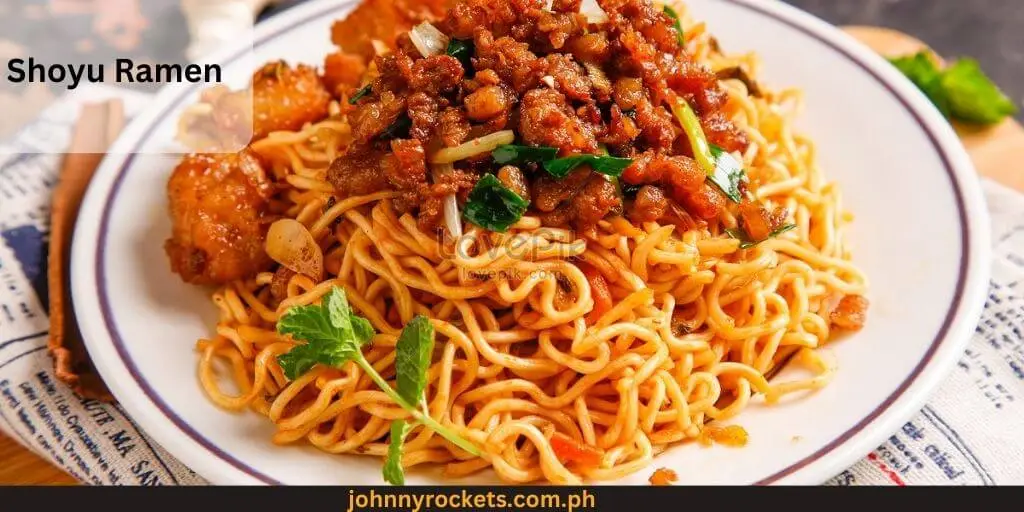 Shoyu Ramen menu Item of Mendokoro in Philippines