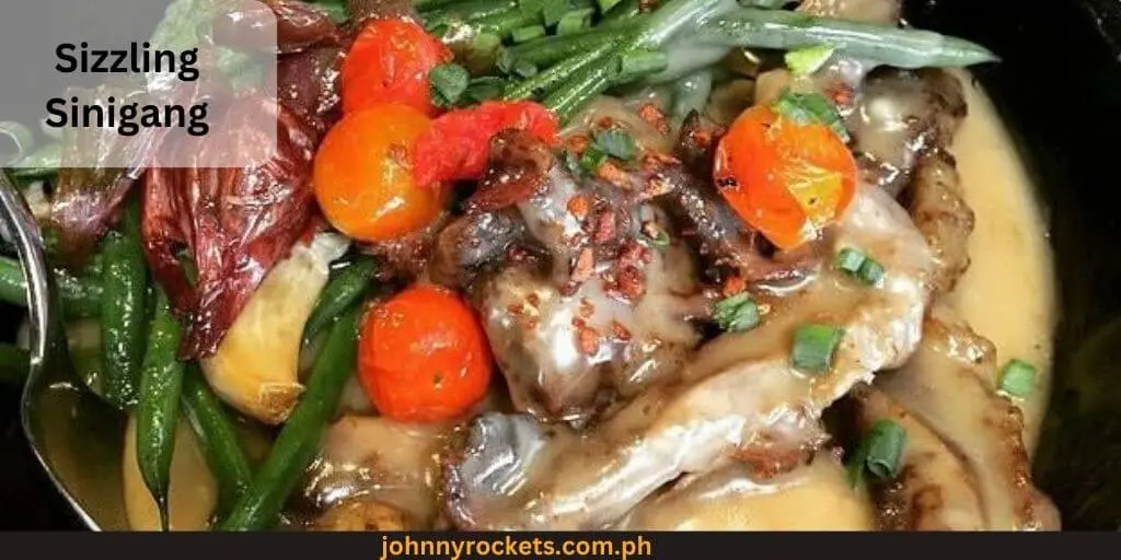 Sizzling Sinigang is food item of Locavore in Philippines