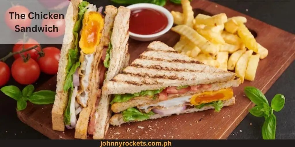 The Chicken Sandwich Popular menu items of Burger Machine  in Philippines