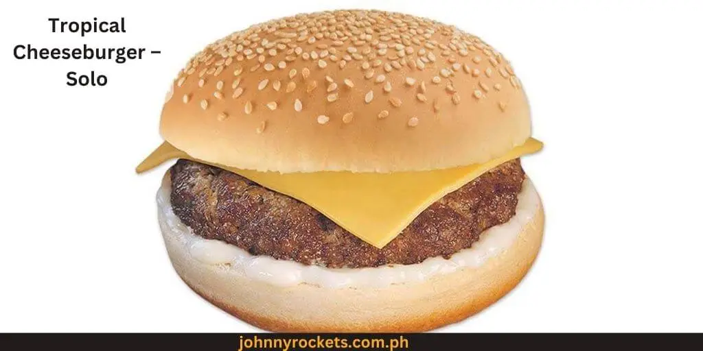 Tropical Cheeseburger - Solo Popular items of Tropical Hut Menu in  Philippines