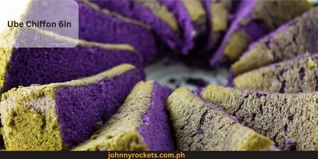 Ube Chiffon 6in Popular items of Lemon Square Bakery Menu Prices  in Philippines