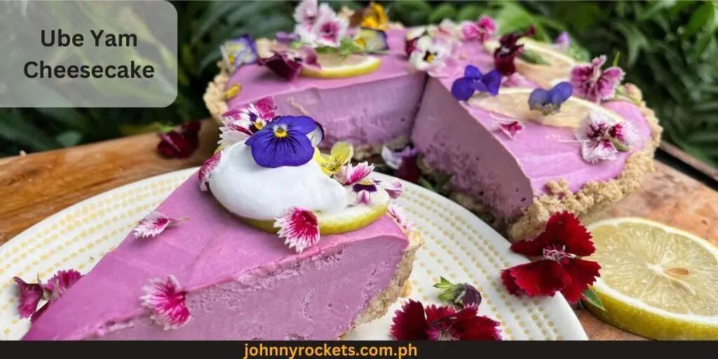 Ube Yam Cheesecake food items of Bag of Beans Philippines