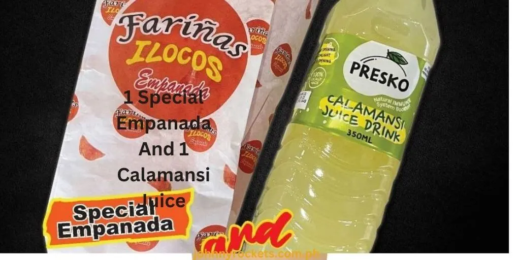 1 Special Empanada And 1 Calamansi Juice