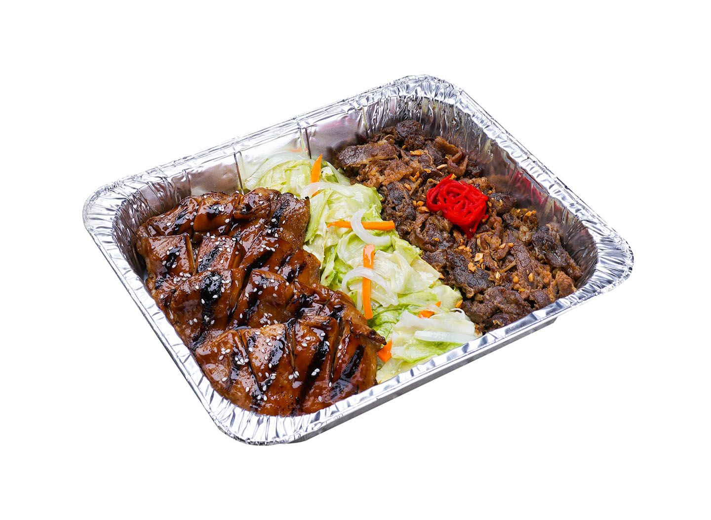 Mixed Beef Misono and Chicken Teriyaki Tray