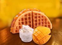 Mango Peach Cream Cheese Waffle - Bestsellers