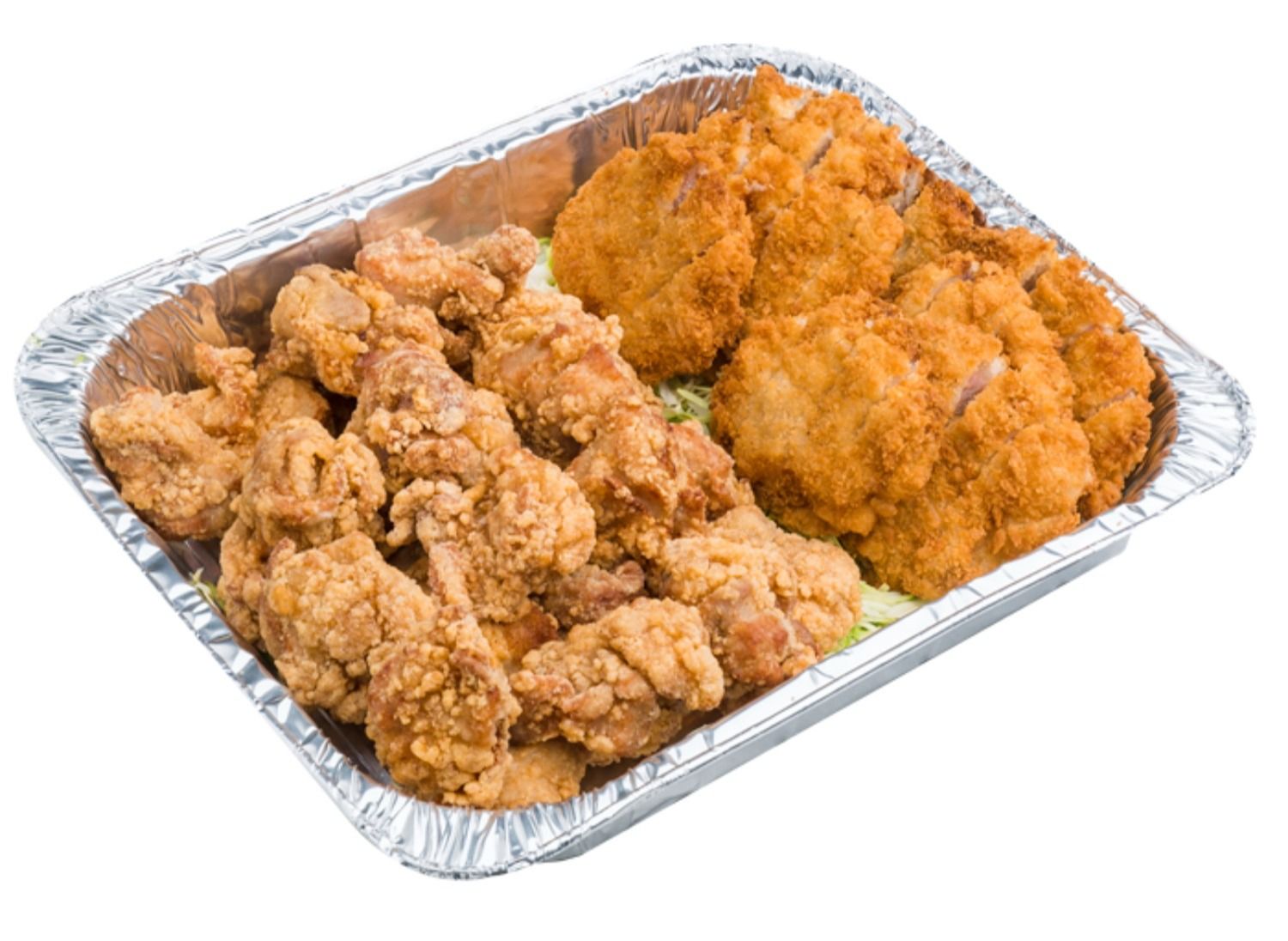 Mixed Pork Tonkatsu & Chicken Karaage Tray