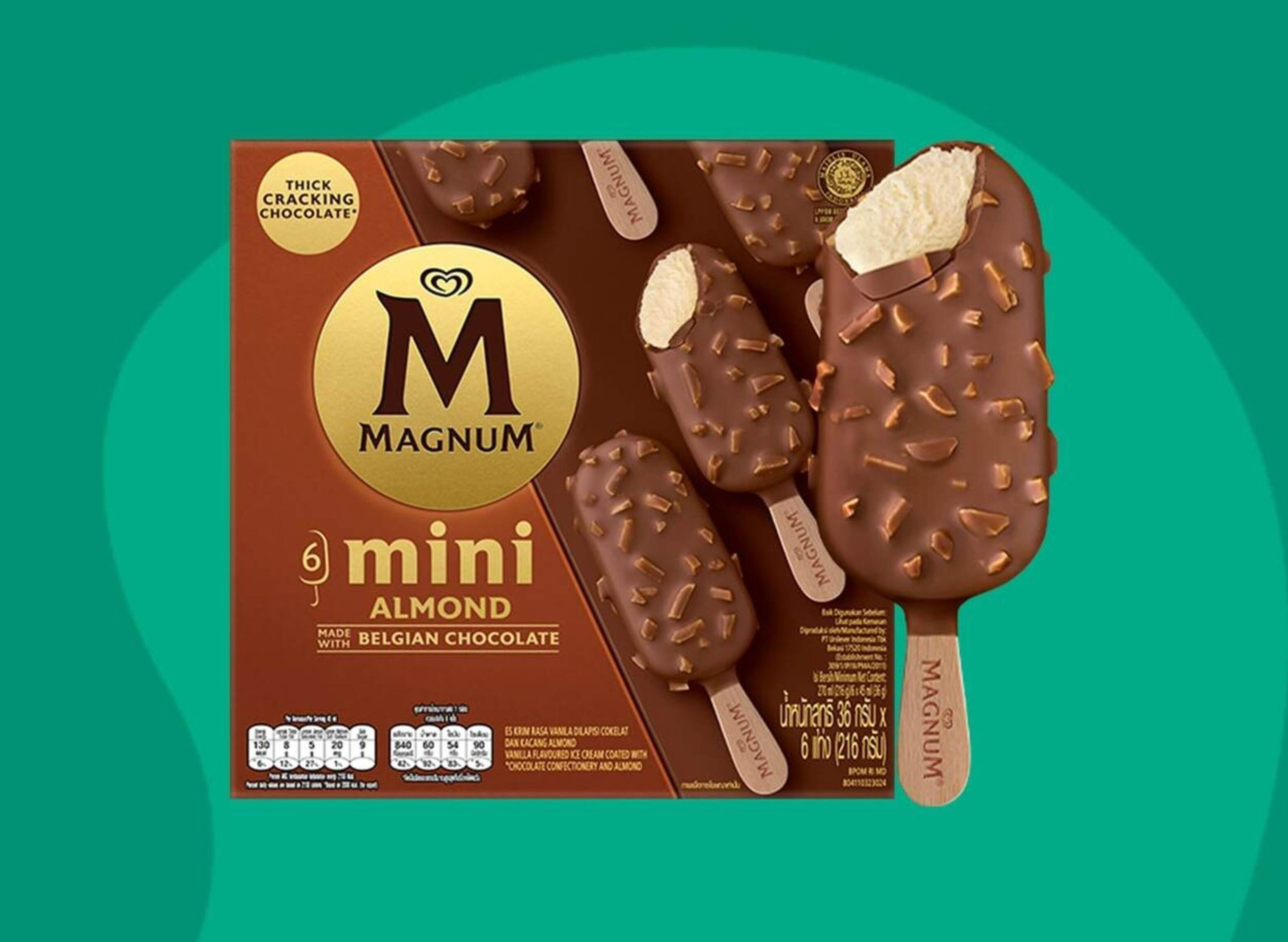 Magnum Mini Almond Ice Cream Pack 45mlx6