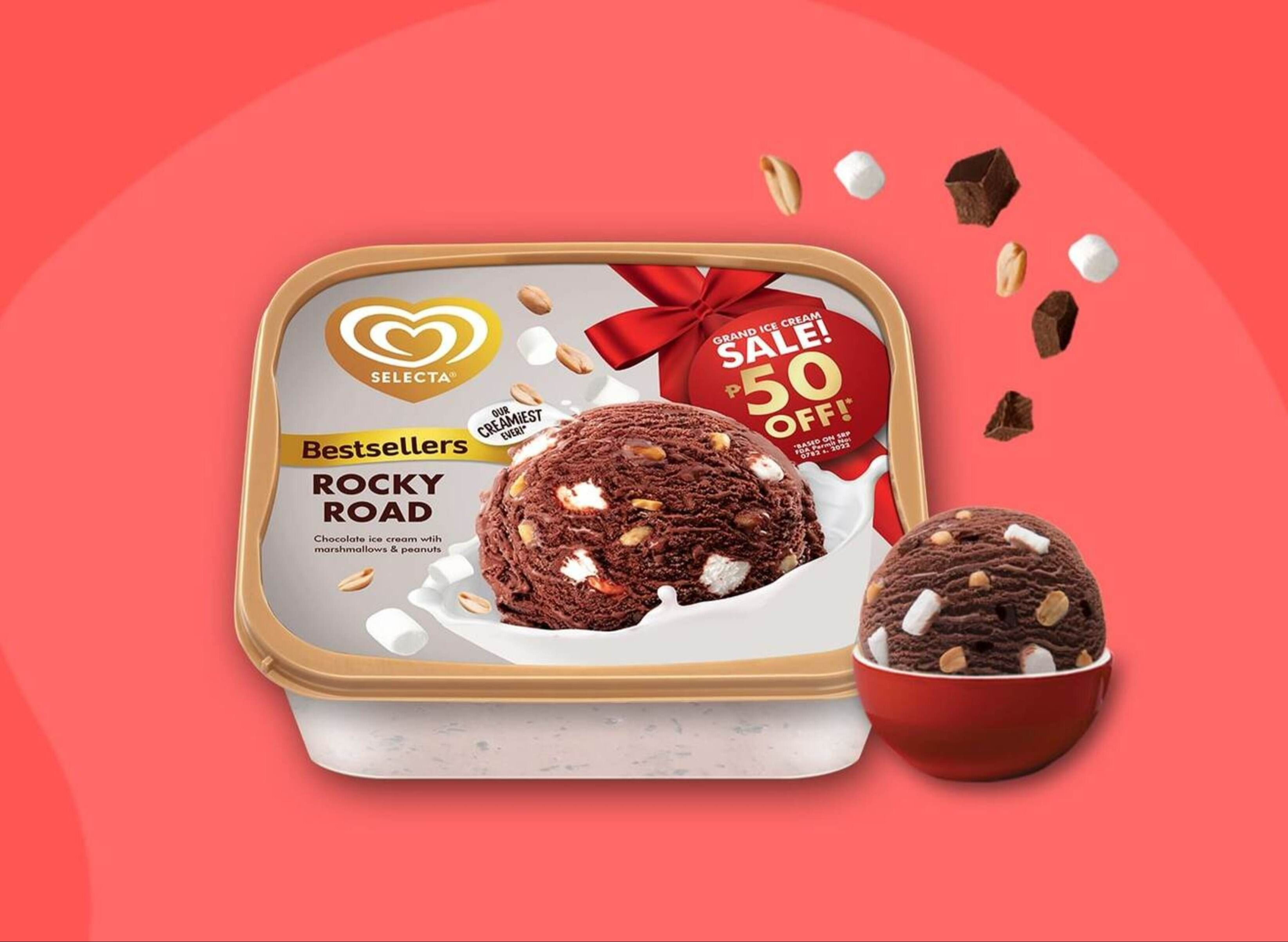 Selecta Rocky Road Ice Cream 1.3L