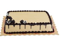 Mocha Celebration Cake Rectangle