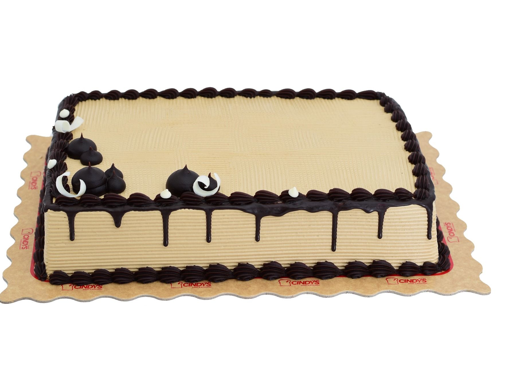 Mocha Celebration Cake Rectangle