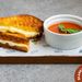 Truffle Honey Grilled Cheese with Tomato Soup
