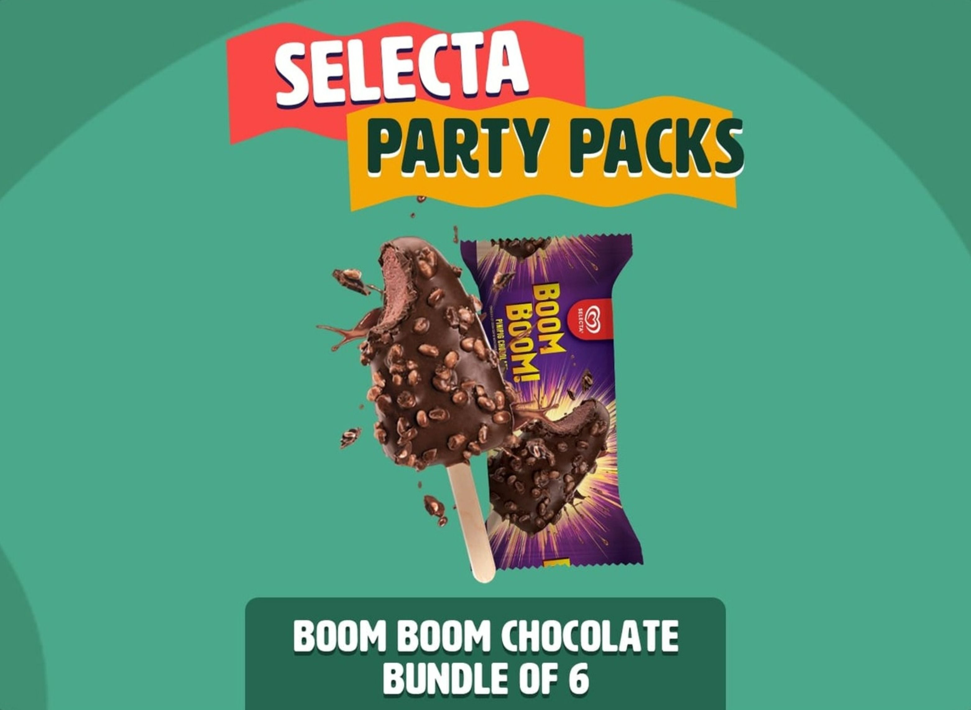 Selecta Boom Boom Choco Party Pack