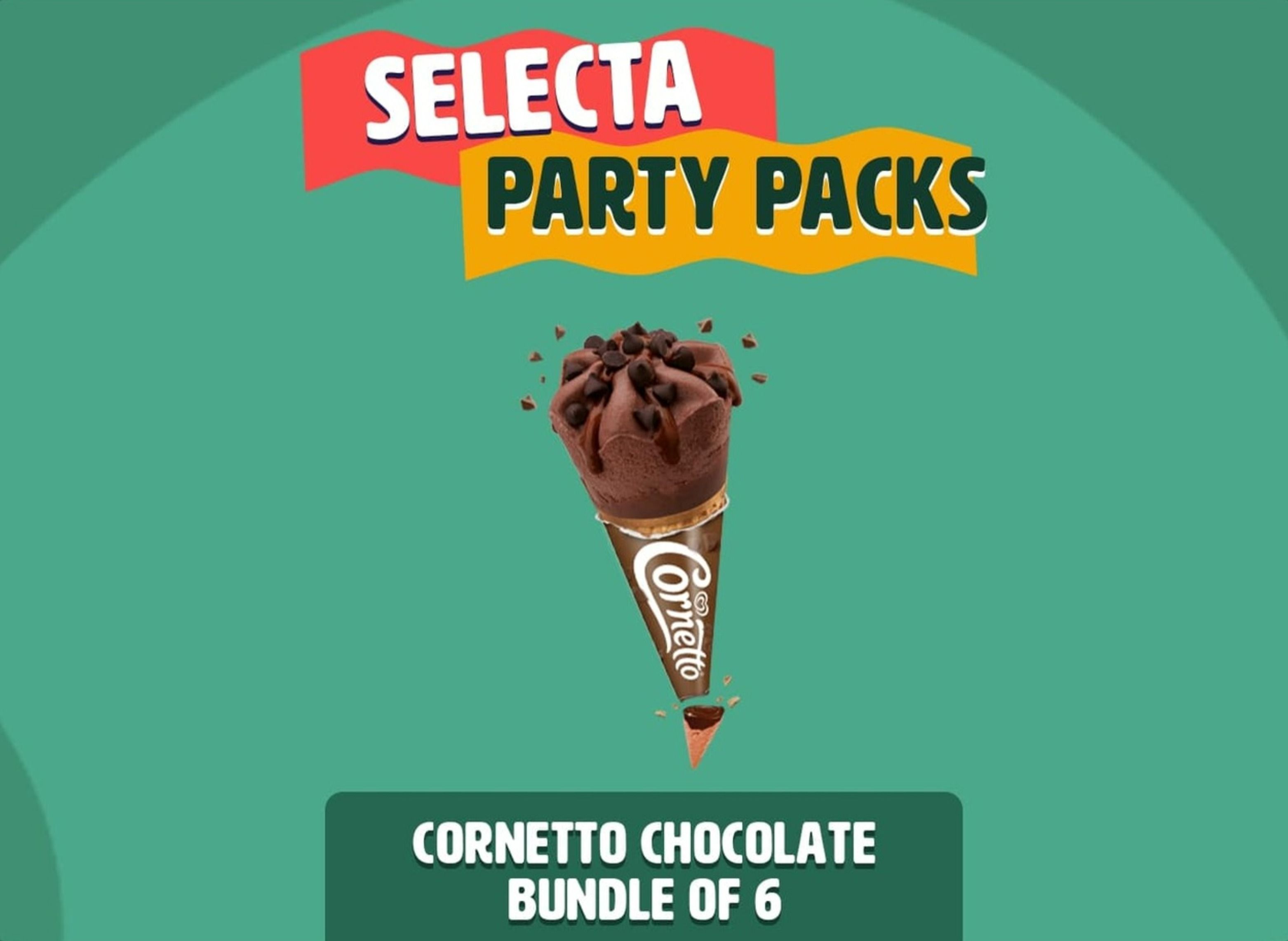 Selecta Cornetto Chocolate Party Pack