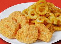 Chicken Nuggets with Golden Curls Combo Meal