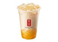 Peach Milk Tea w/ Coconut Jelly