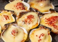 Cheesy Garlic Scallops