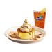 Fluffy Pancake + Caramel Ala Mode + Drink