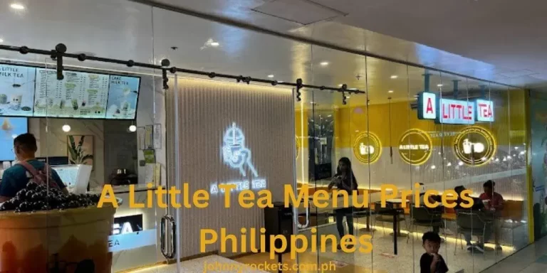 A Little Tea Menu Prices Philippines January 2024