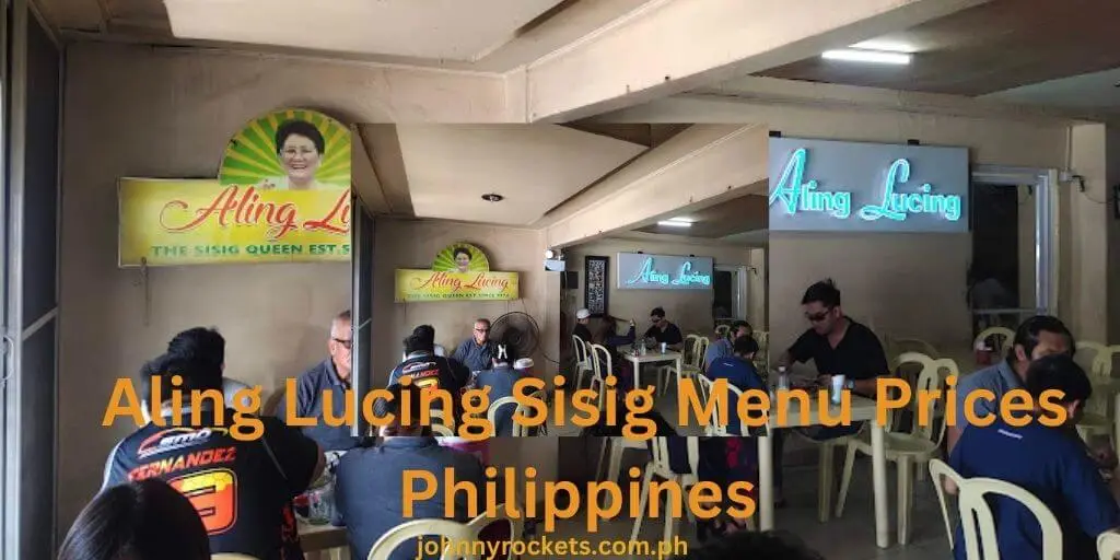 Aling Lucing Sisig Menu Prices Philippines 