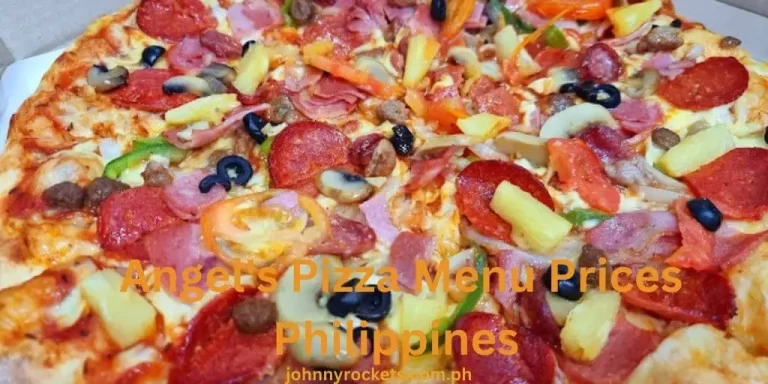 Angel’s Pizza Menu Prices Philippines January 2024