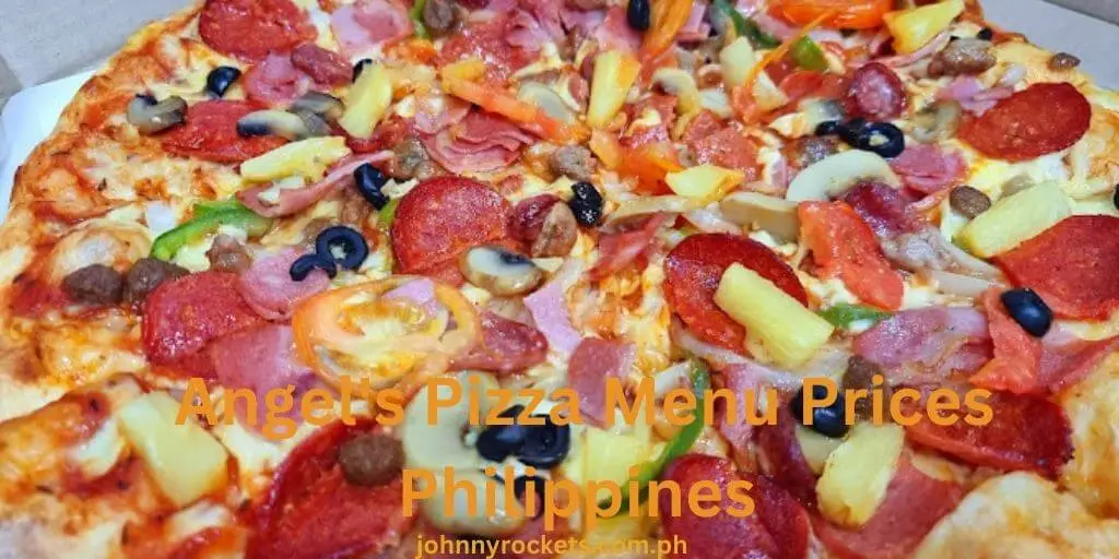 Angel's Pizza Menu Prices Philippines 